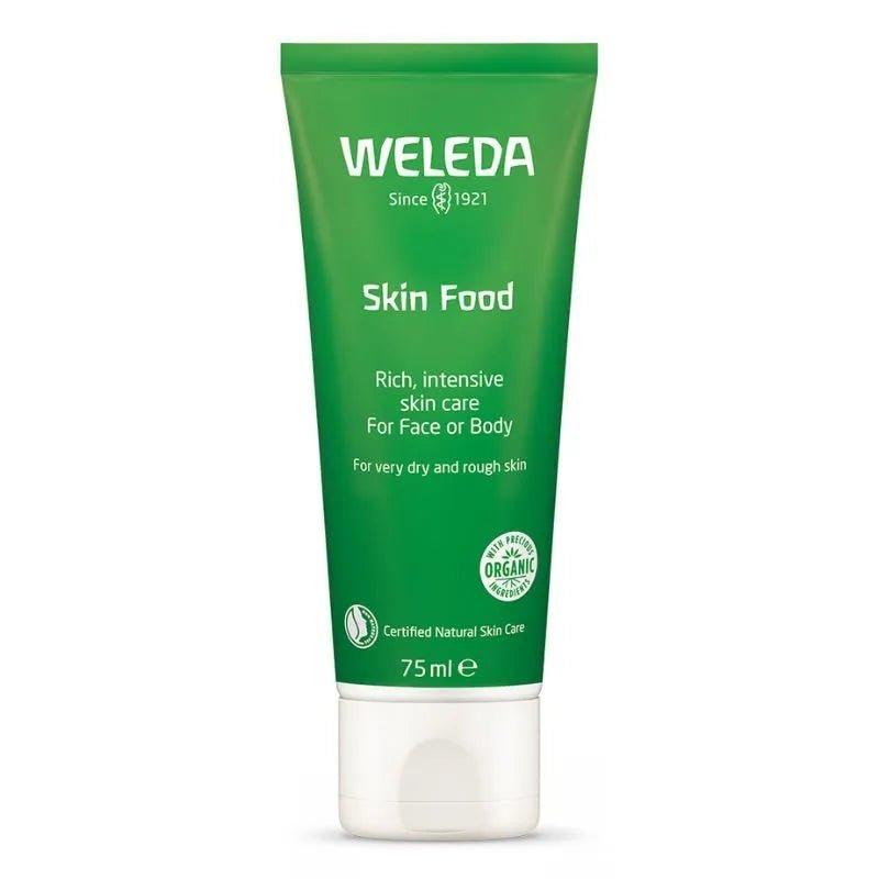 Weleda Skin Food 75ml for Face or Body, Rich, intensive skin care, for very dry and rough skin. Image Features: Organic, Certified Natural Skin Care