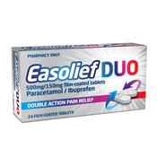 Easolief Paracetamol 500mg Ibuprofen 150mg Duo Tablets 24 Pack