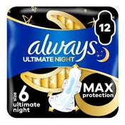Always Ultra Night (Size 6) 12 Pack