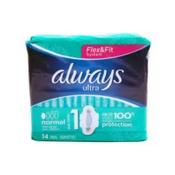 Always Ultra Normal Plus Dark Green 13 Pack