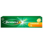 Berocca Orange Effervescent Tablets 15 Pack image