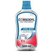 Corsodyl Daily Cool Mint Alcohol Free Mouthwash 500ml image