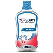 Corsodyl Daily Cool Mint Alcohol Free Mouthwash 500ml image