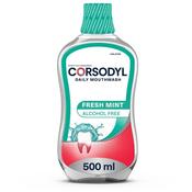 Corsodyl Daily Fresh Mint Alcohol Free Mouthwash 500ml image