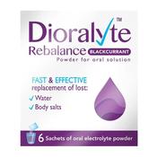 Dioralyte Rebalance Powder For Oral Solution Blackcurrant 6 Pack