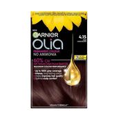 Garnier Olia 4.15 Iced Chocolate Permanent Hair Colour image