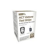 GlucoRx HCT Ketone Test Strips 10 Pack