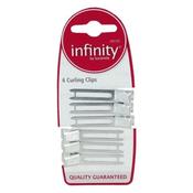 Infinity Metal Curling Clips 6 Pack