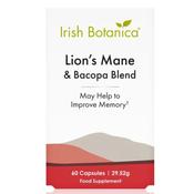 Irish Botanica Lion's Mane &amp; Bacopa Blend 60 Capsules