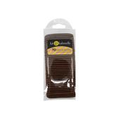 Kit &amp; Kaboodle 70 Hair Elastics Brown 773516