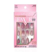 LA Girl Luxe Shine Nail Fave Excite Me GNT143 False Nails 28 Pack