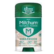 Mitchum for Men Bamboo Powder Cedarwood Stick Deodorant 40g image