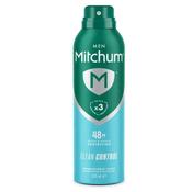 Mitchum for Men Clean Control Aerosol Deodorant 200ml image