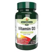 Natures Aid Vitamin D3 400iu 90 Tablets