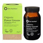 One Nutrition Premium Power Greens 100 Capsules
