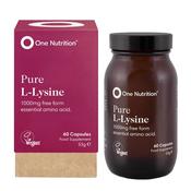 One Nutrition Pure L-Lysine 60 Capsules