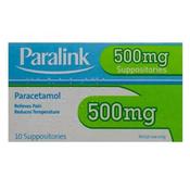 Paralink Paracetamol 500mg Suppositories 10 Pack image