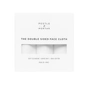 Pestle &amp; Mortar Double Sided Face Cloths 3 Pack