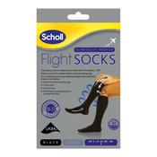 Scholl Flight Socks Black Cotton Small Sz 3-6