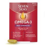 Seven Seas Omega 3 Maximum Strength Capsules 30 Pack
