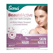 Sona Beaute Active Skin, Hair &amp; Nails Complex 30 Tablets