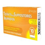 Tefin 75mg Suppositories 10 Pack image