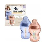 Tommee Tippee Closer To Nature Decorated Bottles 2 x 260ml Pack image