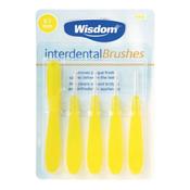 Wisdom Interdental Brush 0.7mm Yellow 5 Pack