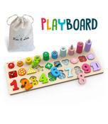👦 PlayBoard | Max &amp; Lea | Otavo.ie | 8-in-1 Activity Toy 👧 image