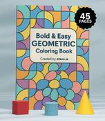 🌀🖍️ Geometric Fun 📐 Bold &amp; Easy 🎨 Shape Up &amp; Colour! image