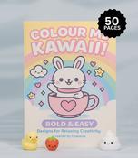 🌈 Colour Me Kawaii! 🎨 Bold &amp; Easy 😄 Smiles Await! image