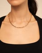 Uno de 50 short link chain gold image