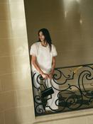 Mos Mosh brim faux fur tee