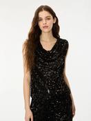 i blues sequin top