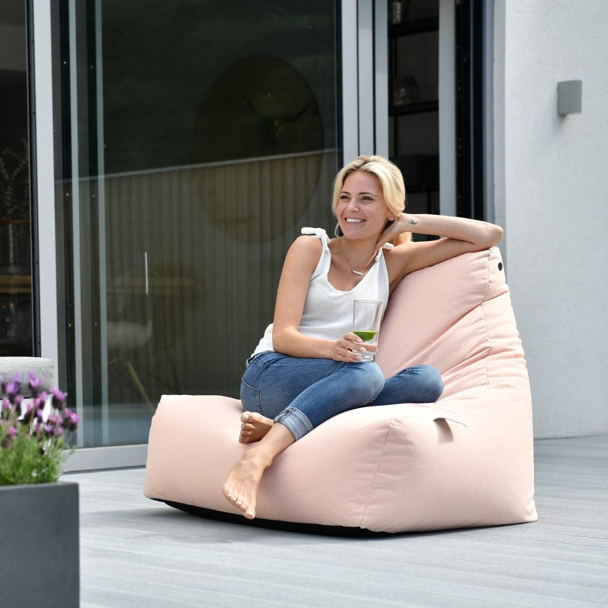 Extreme Lounging Mighty B Bean Bag - Pink, Breathable, UV Resistant, Outdoor