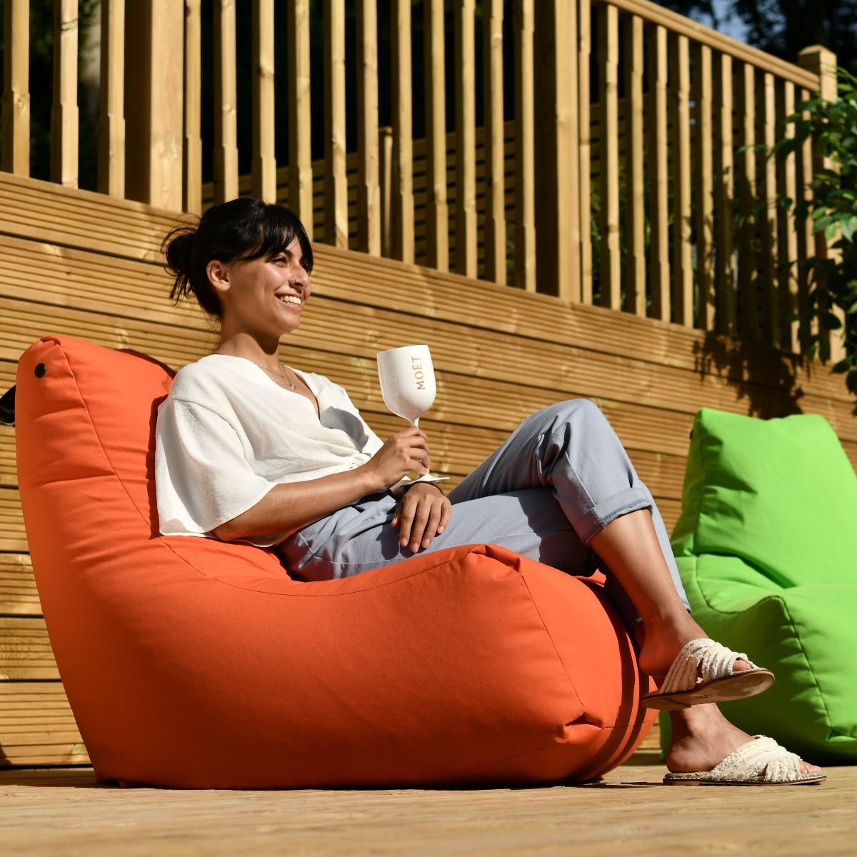 Extreme Lounging Mighty B Orange Bean Bag
