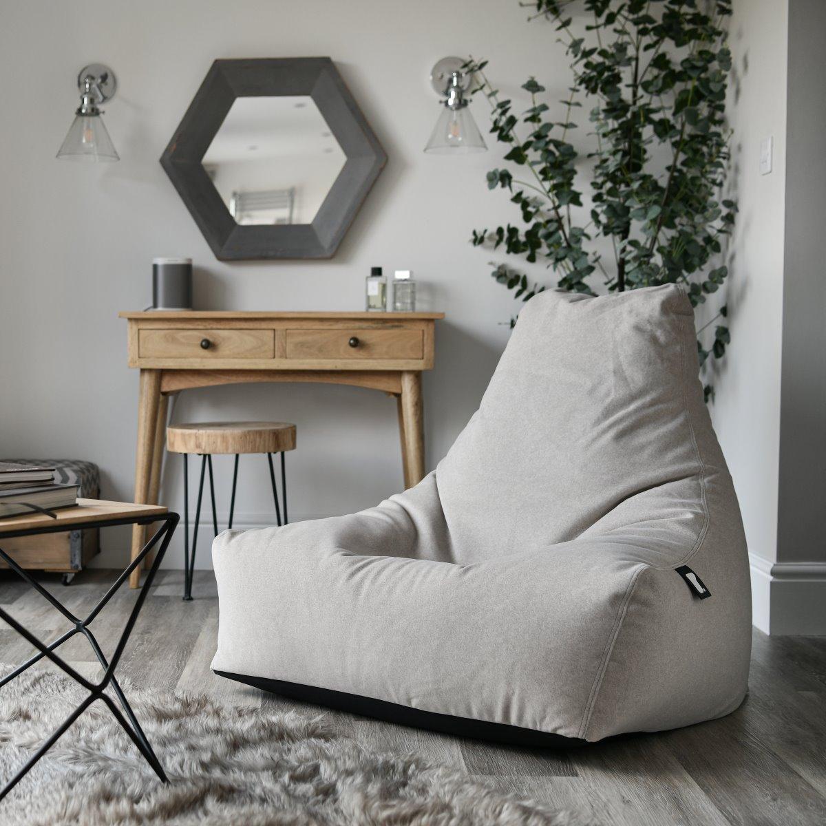 Extreme Lounging Mighty B Indoor Bean Bag Stone Gray Chair