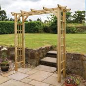 Twilight Wooden Arch image