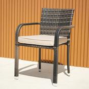 Cairo Stacking Chair with Seat Cushion