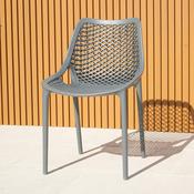 Air Commercial Outdoor Furniture Chair - Dark Grey