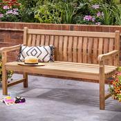 Hartman Tatton 3 Seat Natural Teak Bench