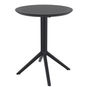 Sky 60cm Round Folding Table - Black image