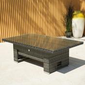 Santander Outdoor Rising Table - Mixed Brown