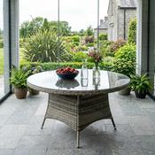 Adare 6 Seat Round Rattan Dining Table