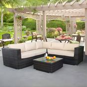 San Jose Rattan Garden Corner Sofa Set