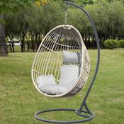 Hamilton Rattan Single Outdoor Hanging Egg Chair image