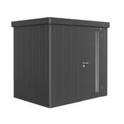 Garden Shed - Neo - Metallic Dark Grey - 1B - 236cm x 180cm x 222cm - Standard Door