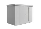 Garden Shed - Neo - Metallic Silver - 1C - 292cm x 180cm x 222cm - Double Door