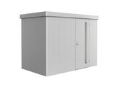 Garden Shed - Neo - Metallic Silver - 1C - 292cm x 180cm x 222cm - Standard Door