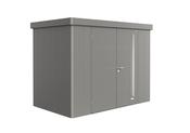 Garden Shed - Neo - Metallic Quartz Grey - 1C - 292cm x 180cm x 222cm - Double Door